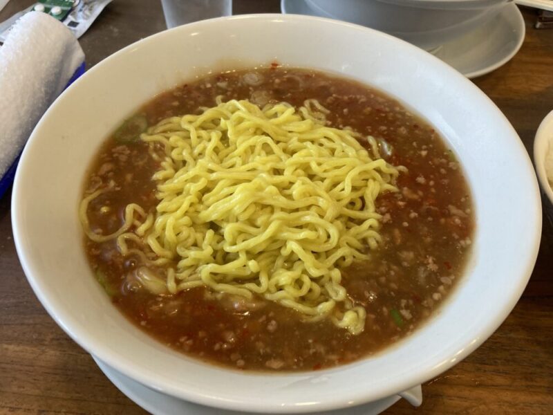 小田原食べ歩きスポット『中華 四川』特製タンタン麺 |