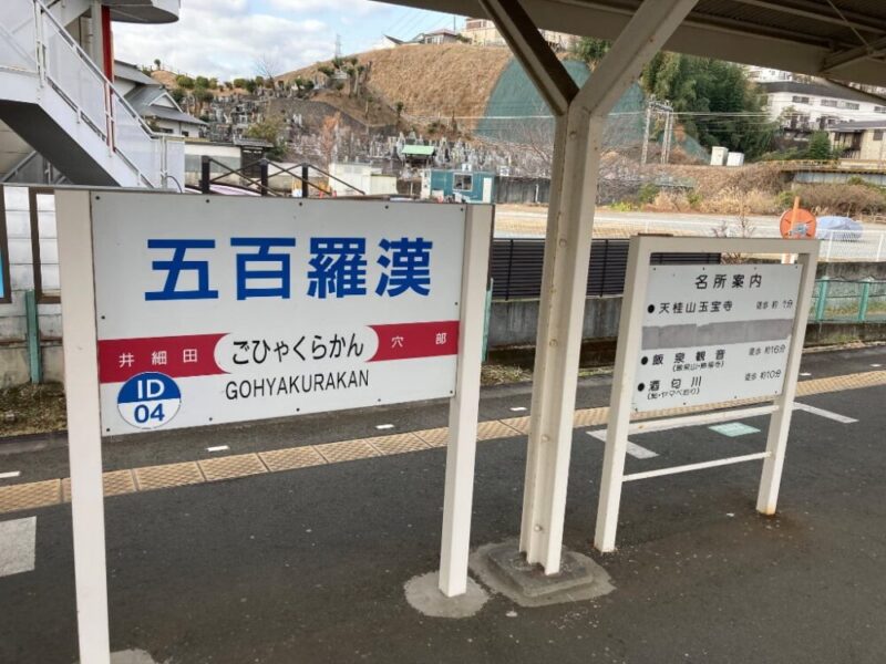 大雄山線五百羅漢駅