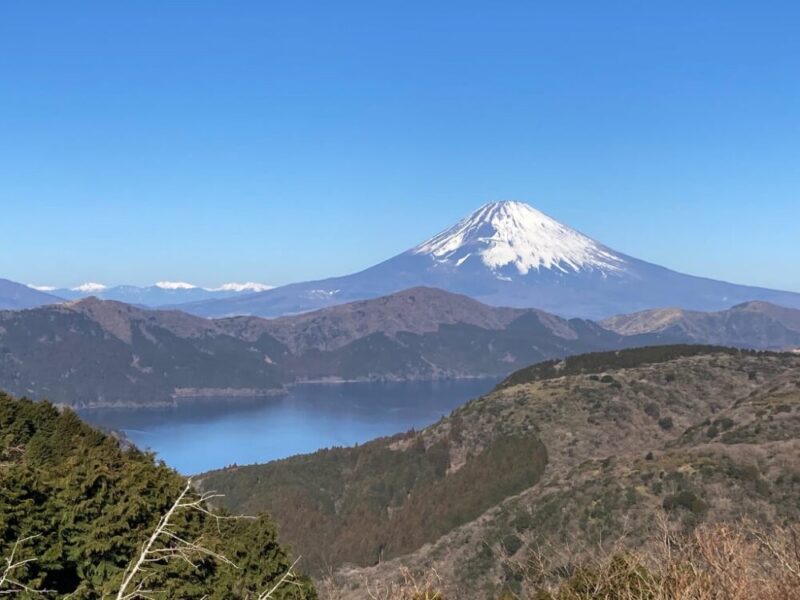 富士山と芦ノ湖の風景